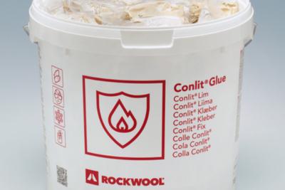 Conlit Fix Wasserglas Kaolin Kleber für Stossstellen von Conlit Platten pro Eimer 18 Schläuche à 1 kg